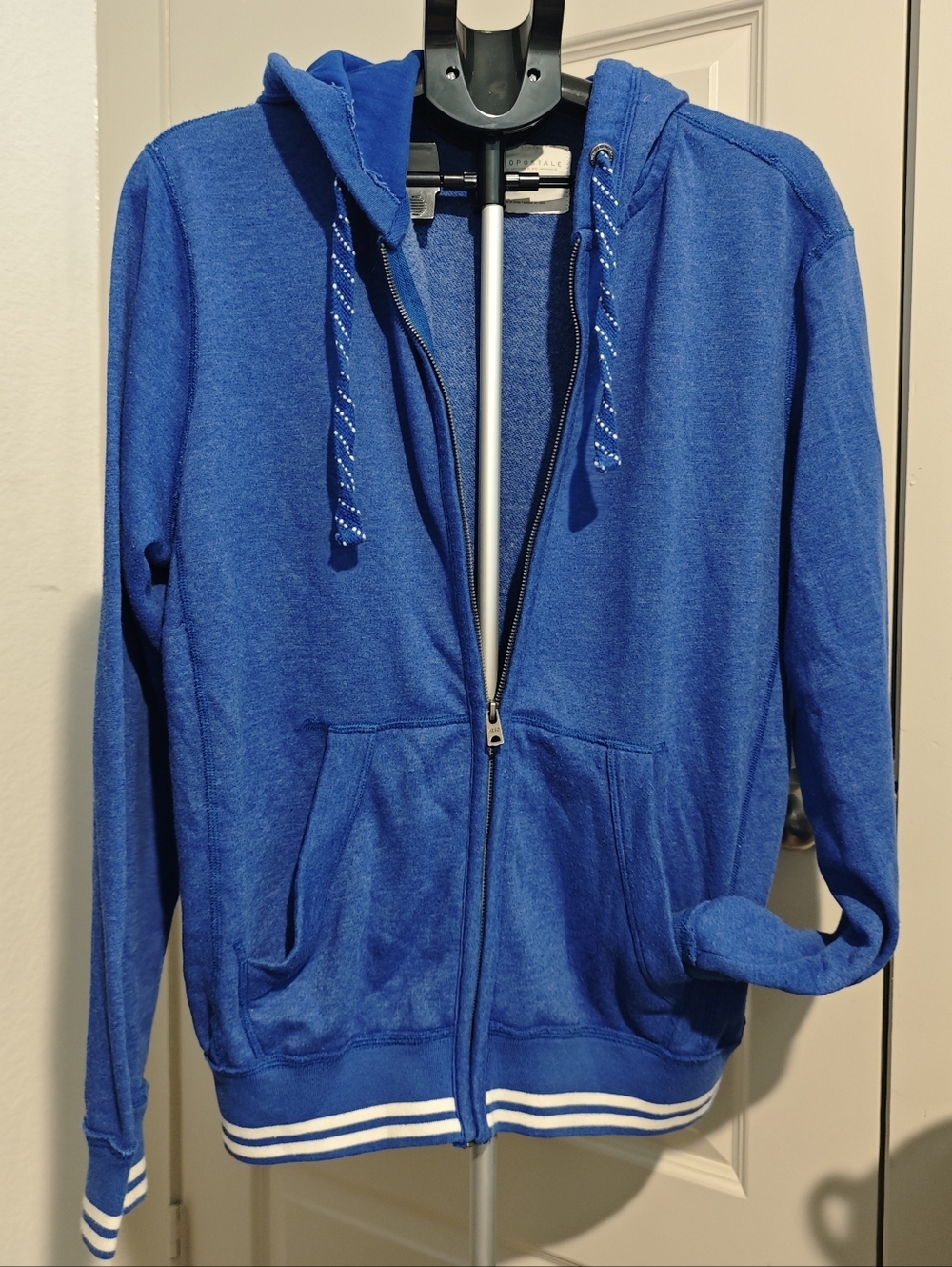 Aeropostale Men's Long-Sleeve Full Zip Hoodie Blue Size M
